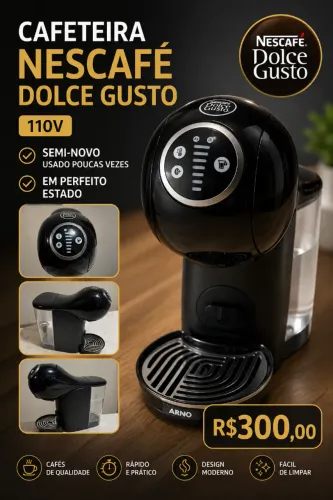 Cafeteira Dolce Gusto Genio Plus semi nova