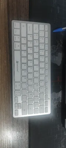 Teclado wirelles branco slim