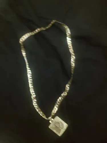 Cordão de pra banhado em ouro top