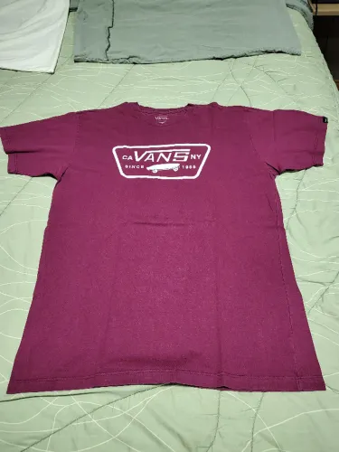 Camiseta Vans Full Patch Bordô - Tam M