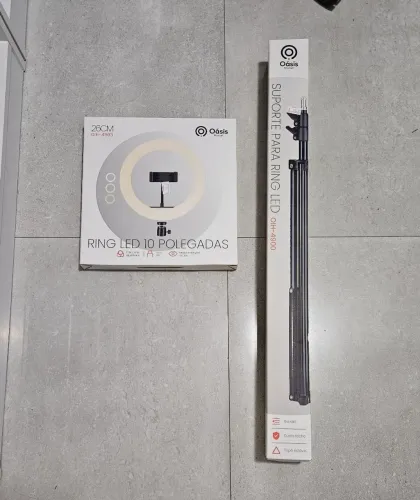Ring Led e Suporte - NOVOS