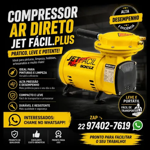 Compressor ar direto jet facil