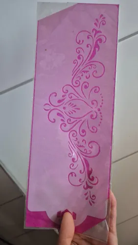 Stencil para decorar bolos
