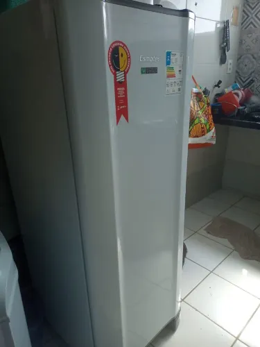 Geladeira Esmaltec, com nota fiscal, com garantia