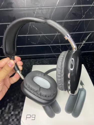 Headphone sem fio - cor preta P9 - entrega grátis