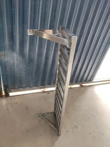 Prateleira Inox 1,90x0,40m Gradeada Cozinha Profissional