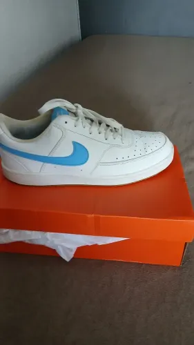 Nike Court Vision Low Branco e Azul 
