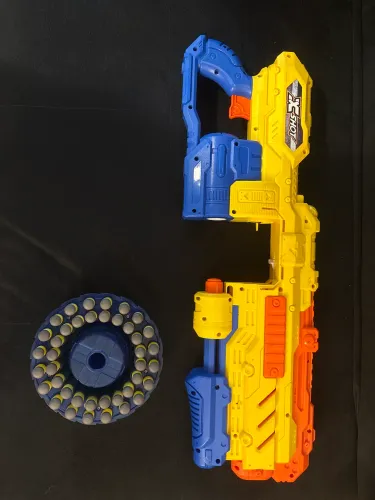 X-Shot Turbo Advance Original + 40 Dardos - Ótimo Estado