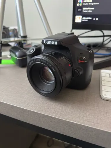 CÂMERA CÂNON T6 REBEL COMPLETA