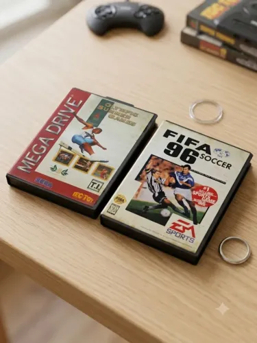 Lote 2 Jogos Mega Drive / Genesis - FIFA 96 + Olympic Summer Games 96