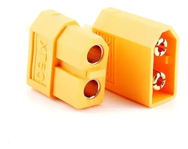 5 Pares Conector XT60 60A Macho Fêmea Drone Aeromodelismo Automodelismo ESC Bateria LiPo