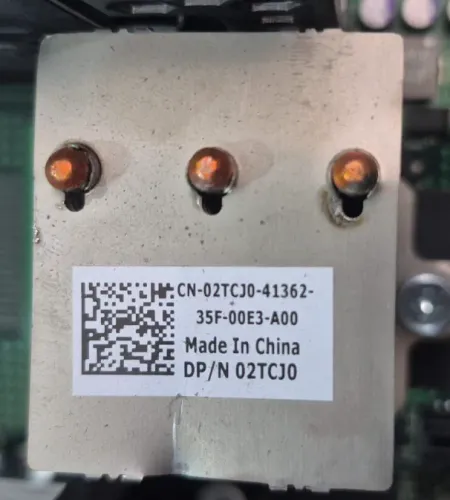 Dissipador de calor Dell EMC PowerEdge VRTX P/N O2TCJO EMC PowerE