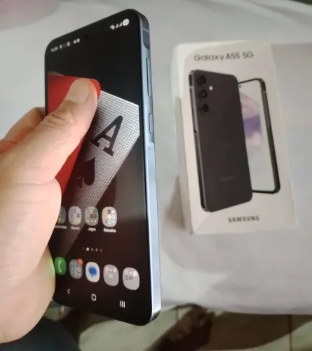 SAMSUNG GALAXY A55 NOVO 128 GB 5G 14 ANDROID COM NOTA