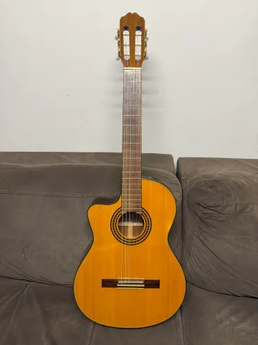 Violão Takamine EG522C Original Canhoto Nylon Elétrico
