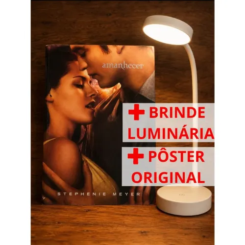 Livro Amanhecer + Pôster Original + BRINDE | SAGA CREPÚSCULO | Edição Capa do Filme | 