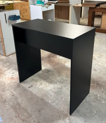 ESCRIVANINHA MODELO SIMPLES 100% MDF PRETO FOSCO A PRONTA ENTREGA