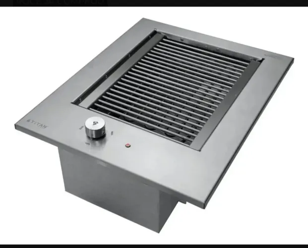 Churrasqueira elétrica cooktop 127v na caixa