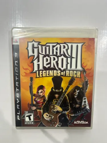Jogo guitar hero 3 ps3 original lacrado 