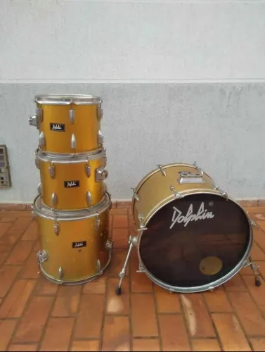 Bateria acústica musical Dolphin