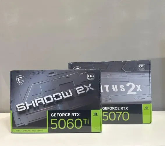 RTX 5070 e RTX 5060 TI
