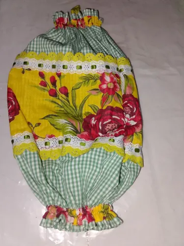 Puxa saco de tecido