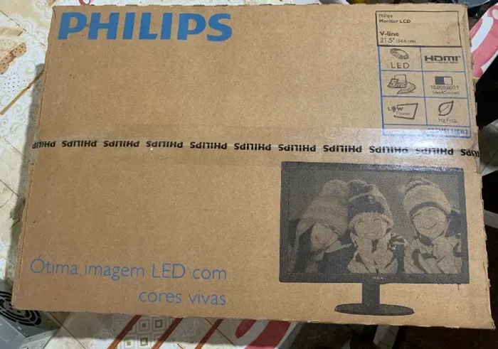 Monitor 21,5 pol. Philips 223V5LHSB2 Full HD VGA HDMI