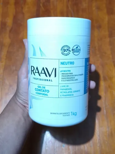 Gel de Contato Corporal Raavi Professional Neutro 1kg