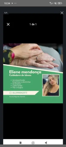 Cuidadora e diarista.