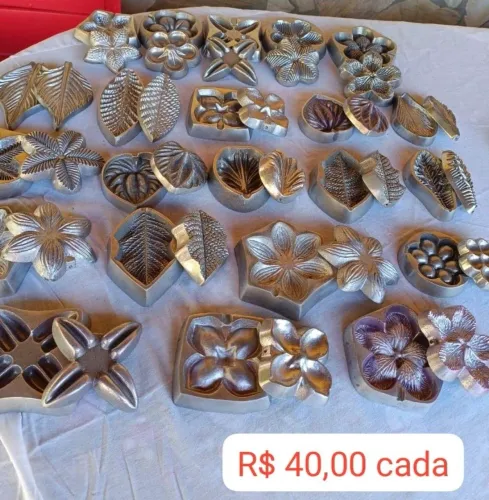 Kit Frizadores de Titanio para EVA - Flores e Folhas<br>