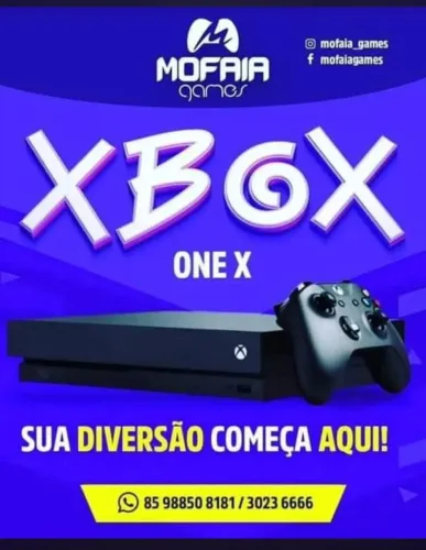 Xbox one x 1tb4k seminovo dois jogos de brinde três meses de garantia