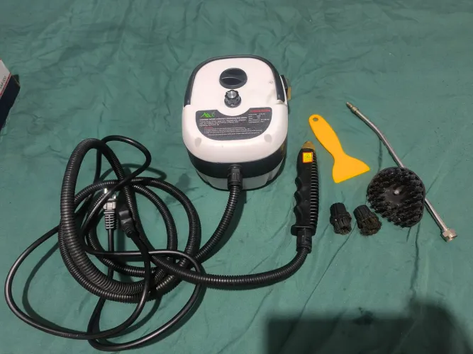 Limpador A Vapor Portátil 2500w Alta Pressão Branco