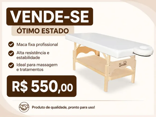 Vende-se maca para estética 