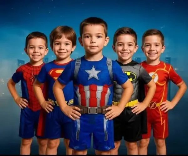 FANTASIAS INFANTIL DE SUPER HEROES 