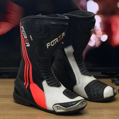 Bota Forsa Black Write Red