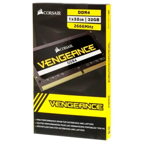 Memória Notebook Corsair Vengeance DDR4 32GB 2666MHz
