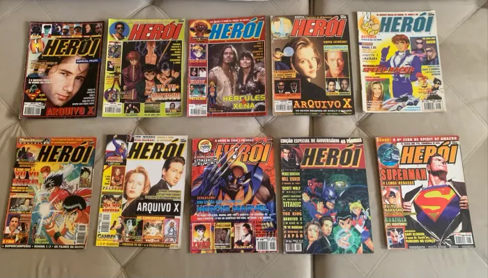 10 revistas herói gold tamanho formatão 