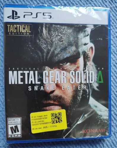 Jogo Metal Gear Solid Delta Ps5 mídia Fisico Lacrado