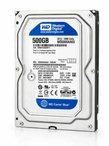HD Interno Western Digital Caviar Blue 500GB SATA 3.5" 7200RPM 16MB Cache-Testado e Pronto