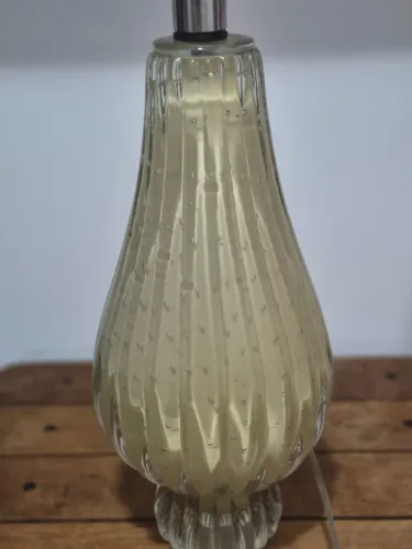 Abajur murano ambar
