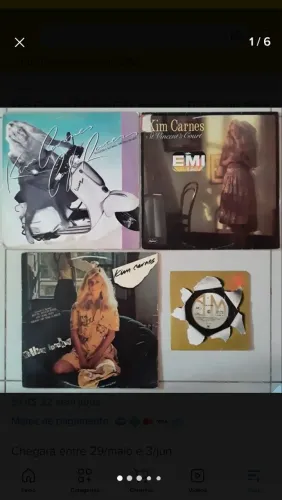 Kim Carnes 03 Lps E 1 Compacto De Brinde 1983 1979 1981