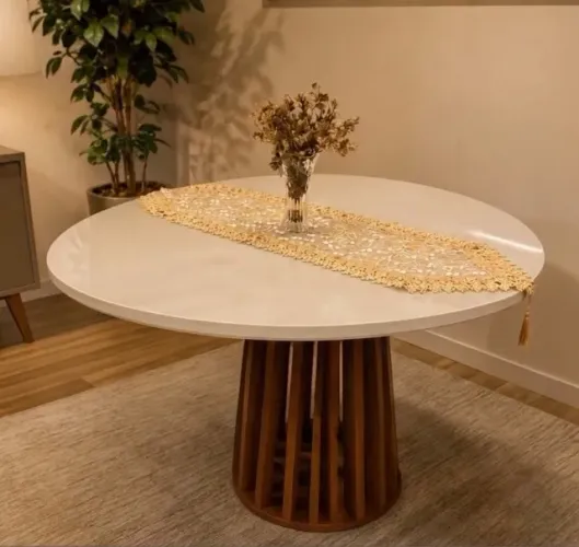 Mesa de Jantar Toscana Orgânica 135 cm