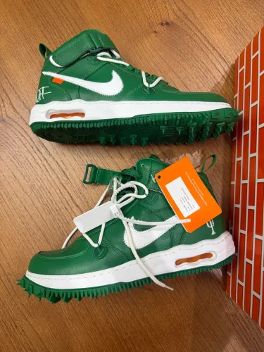 Nike Air Force 1 Mid x Off-White Pine Green