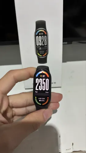MI BAND 10 VERSÃO GLOBAL em PERFEITO ESTADO e com PELÍCULA 