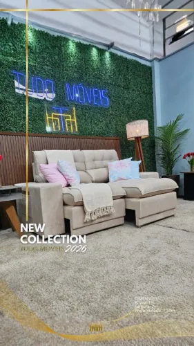 Sofa Retratil e reclinável 2M