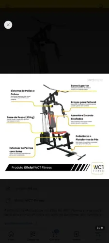 Estação de musculação à venda