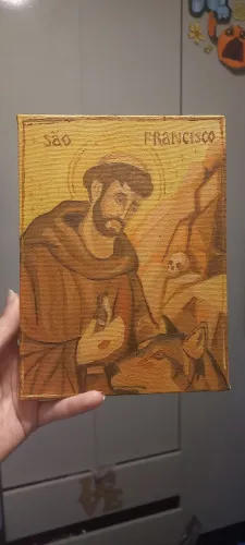Pintura a óleo - "São Francisco de Assis"