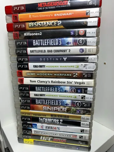 Lote de jogos PlayStation 3! 3 jogos por 120.00