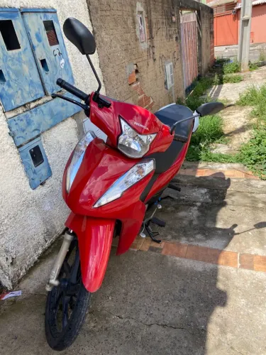 Moto Biz Flex Vermelha - Econômica, Revisada e Pronta pra Rodar