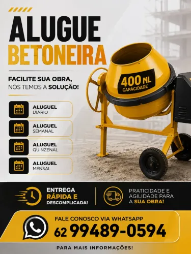 Aluguel de Betoneira