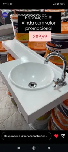 Pia com braço